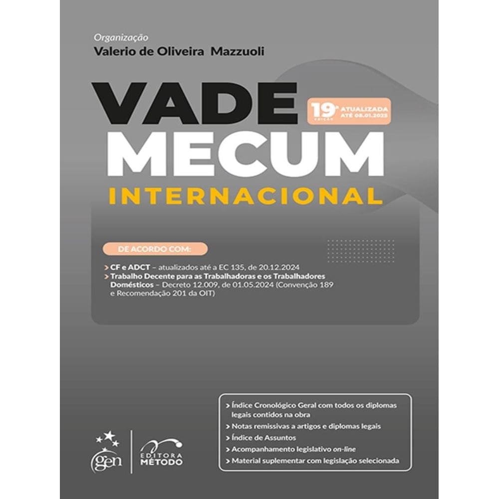 Vade Mecum Internacional - 19ª Ed