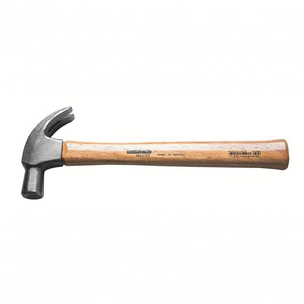 Martelo De Unha Tramontina Master Basic 18mm Com Cabo Em Madeira Envernizada