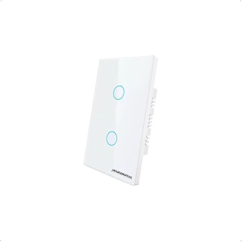 Interruptor Intel Wi-Fi Novadigital 2 Botão Lite-S - Branco