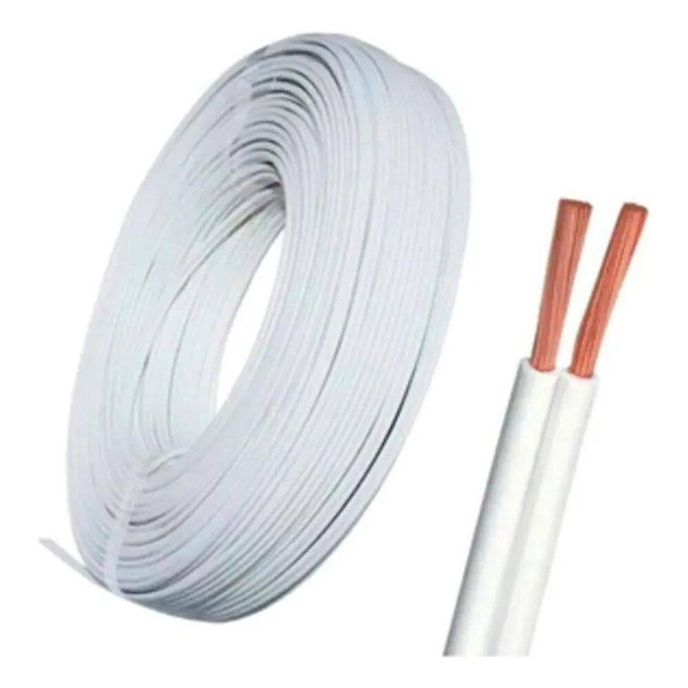 2X Fio Cabo Elétrico Alucobre 2X2,5Mm Rolo Com 50 M