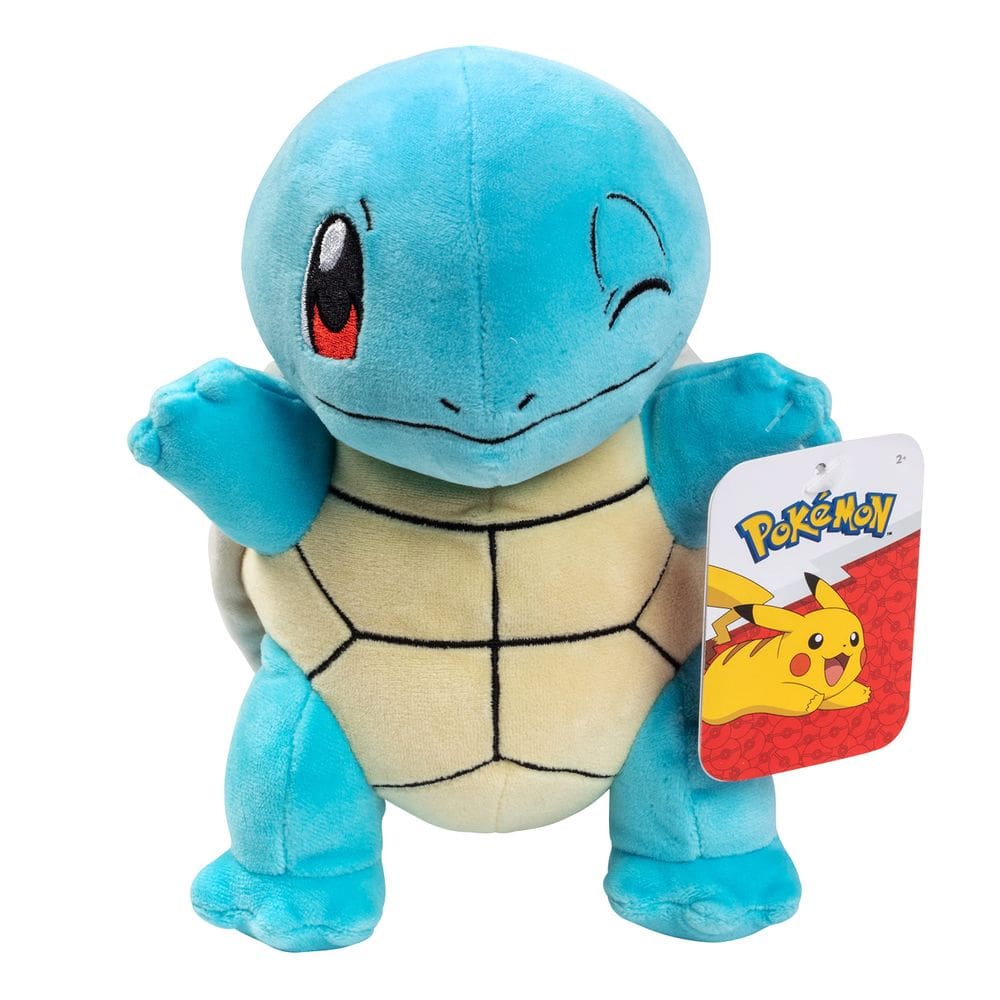Brinquedo de pelúcia Jazwares Pokémon Squirtle 20 cm - 2 anos ou mais