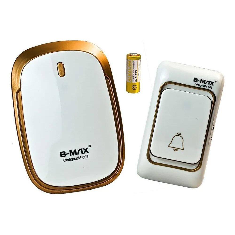 2X Campainha Sem Fio Residencial Wireless Resistente A Agua