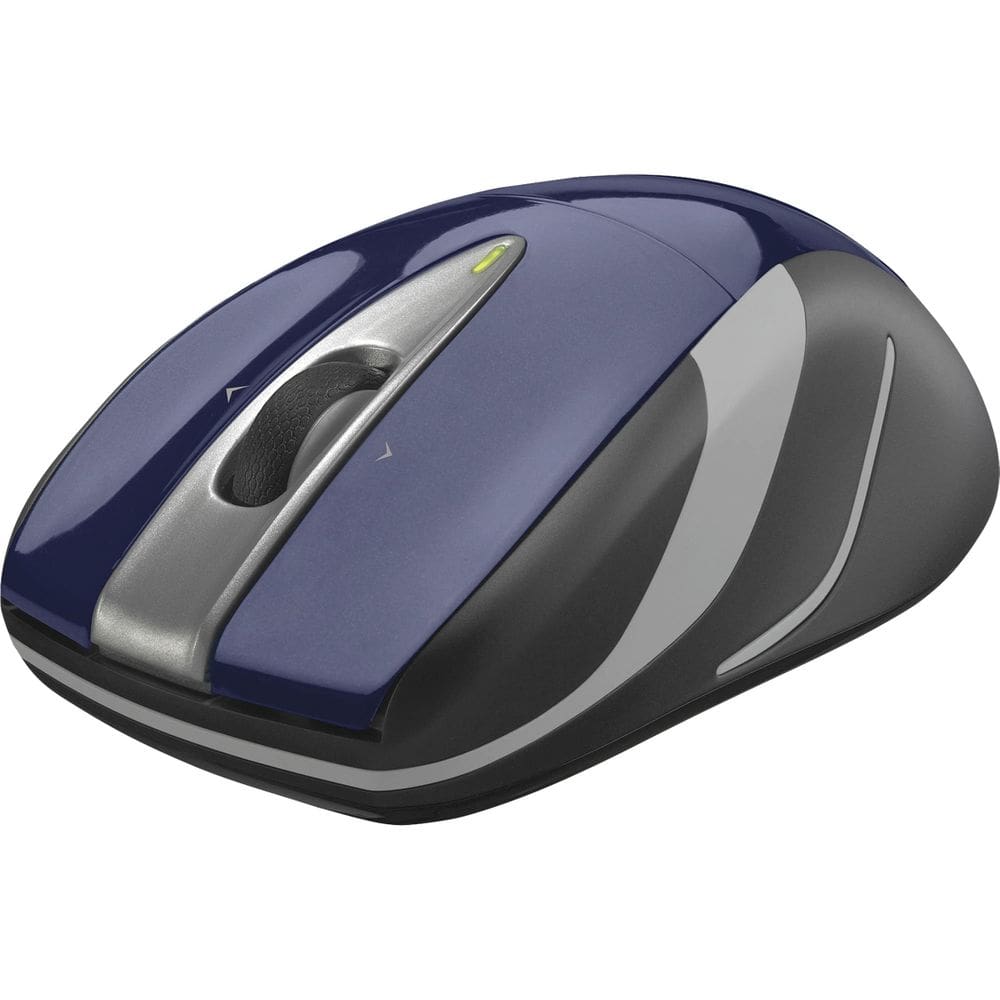 Mouse sem fio Logitech M525 para Windows e MAC - azul/cinza