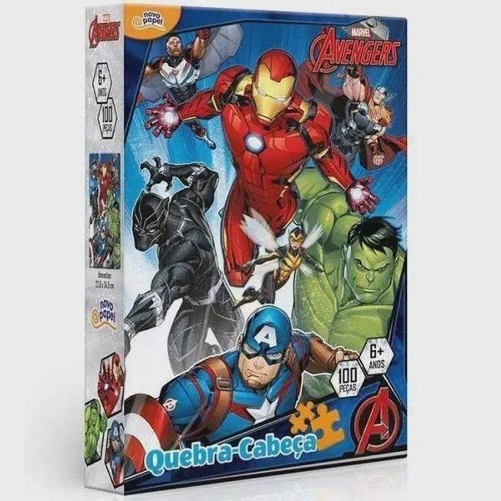 Quebra Cabeça Infantil Marvel E Disney Menino Menina Toyster
