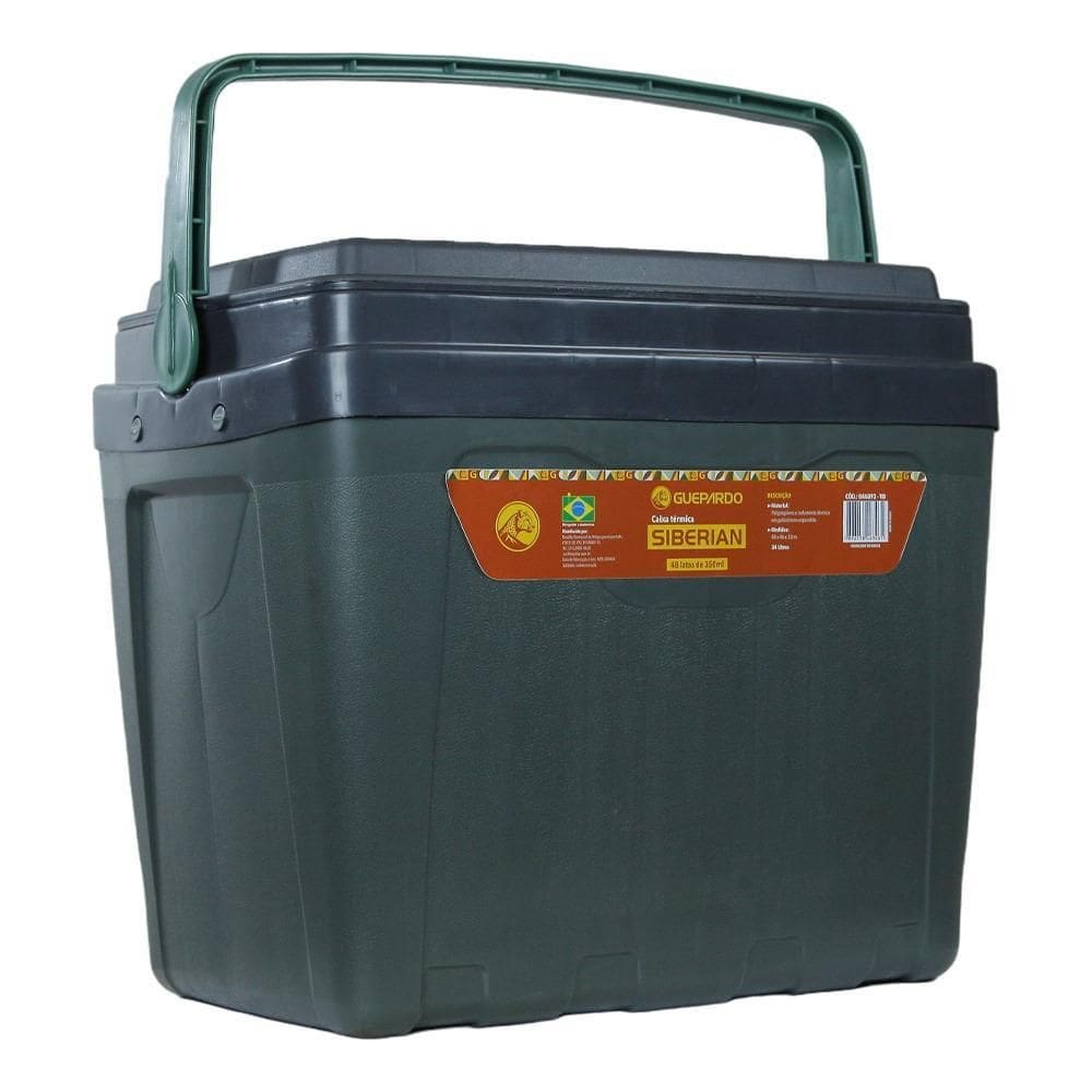 Caixa Térmica Cooler Siberian 34 Litros 48 Latas Guepardo