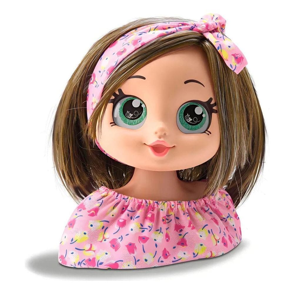 Boneca Para Pentear E Maquiar Busto Brinquedo De Menina