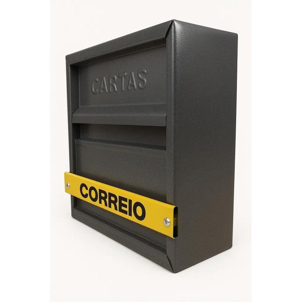 2X Caixa De  Carta Grade Horizontal, Portão Básica