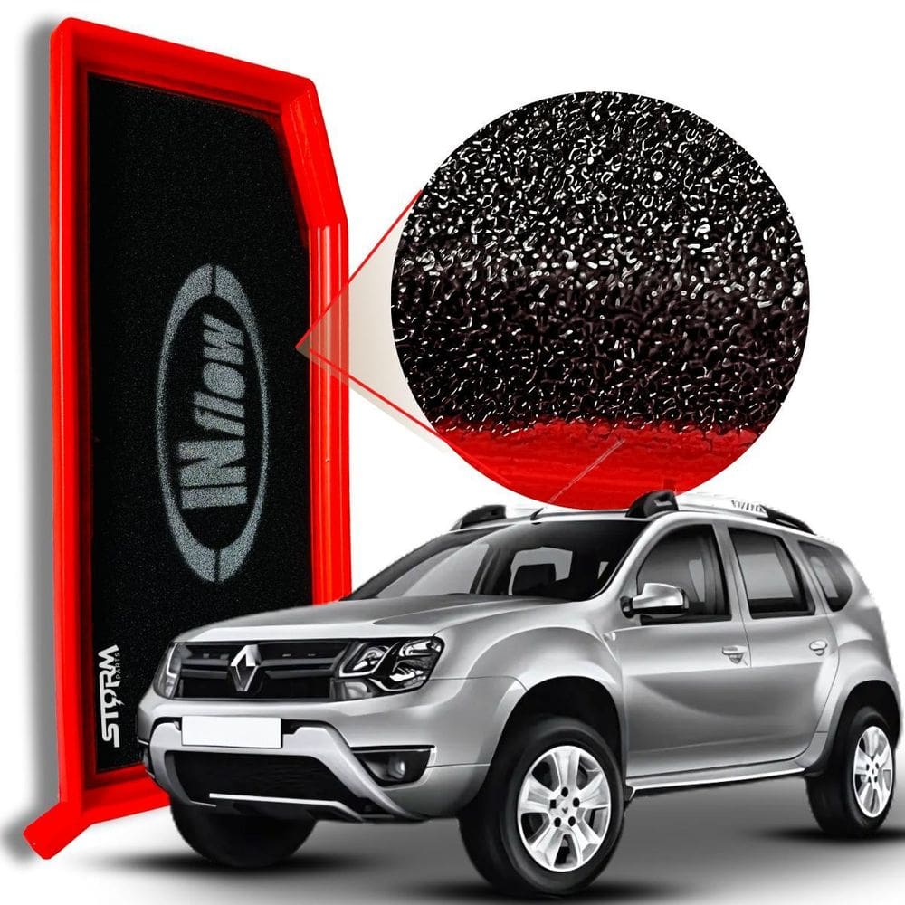 Filtro De Ar Esportivo Inflow Renault Duster 1.6 2017 A 2022