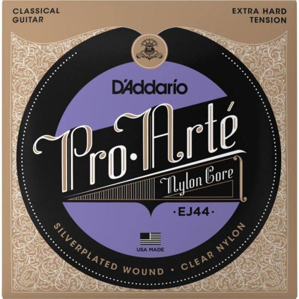 Encordoamento Violão Nylon Tensão Suer Alta Pro-Arte Nylon Core EJ44 D Addario