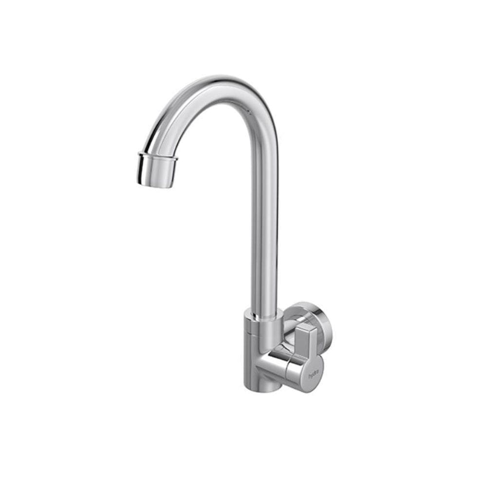 Torneira Parede Cozinha Hydraplus Metalizada / Cromada