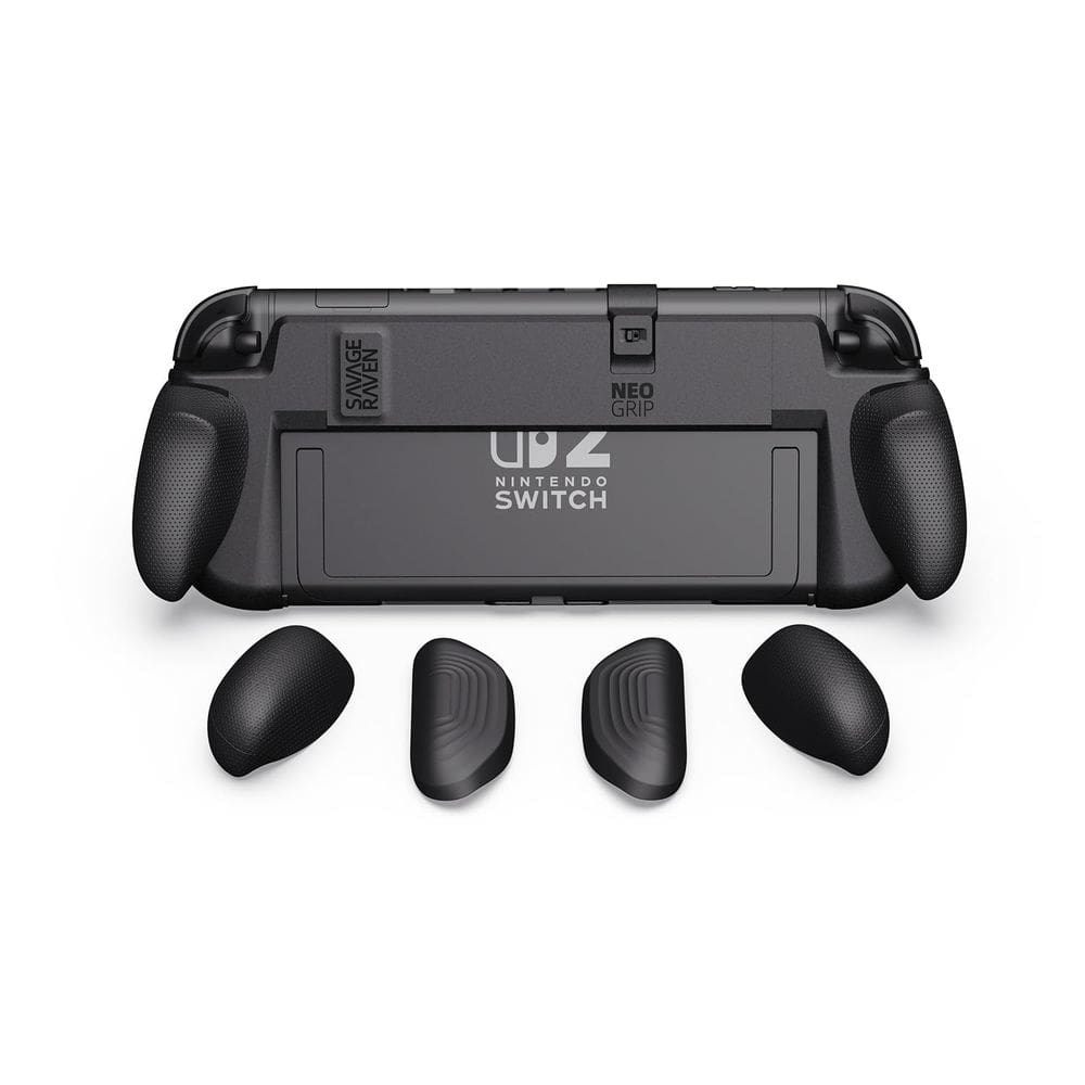 Grip Hard Shell Savage Raven da Skull & Co. NeoGrip para Nintendo Switch 2 - Preto