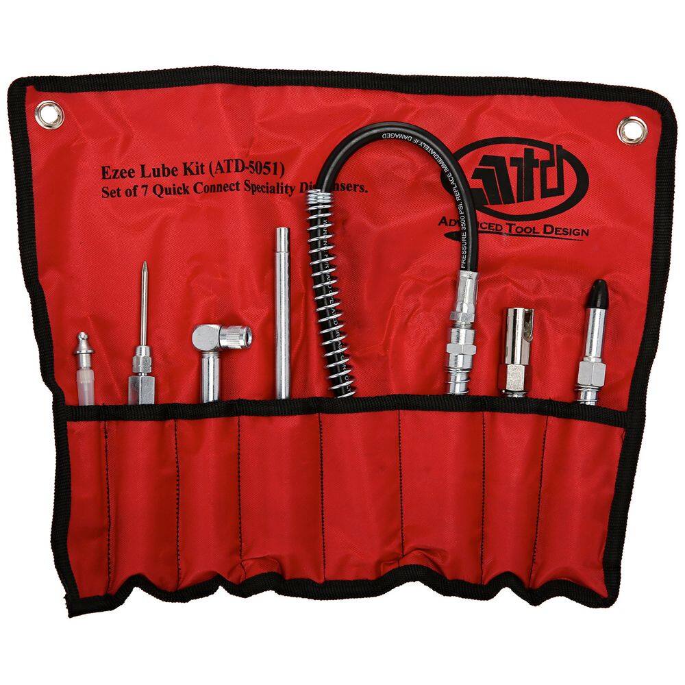 Kit de adaptador de lubrificação Advanced Tool Design ATD-5051 7 peças