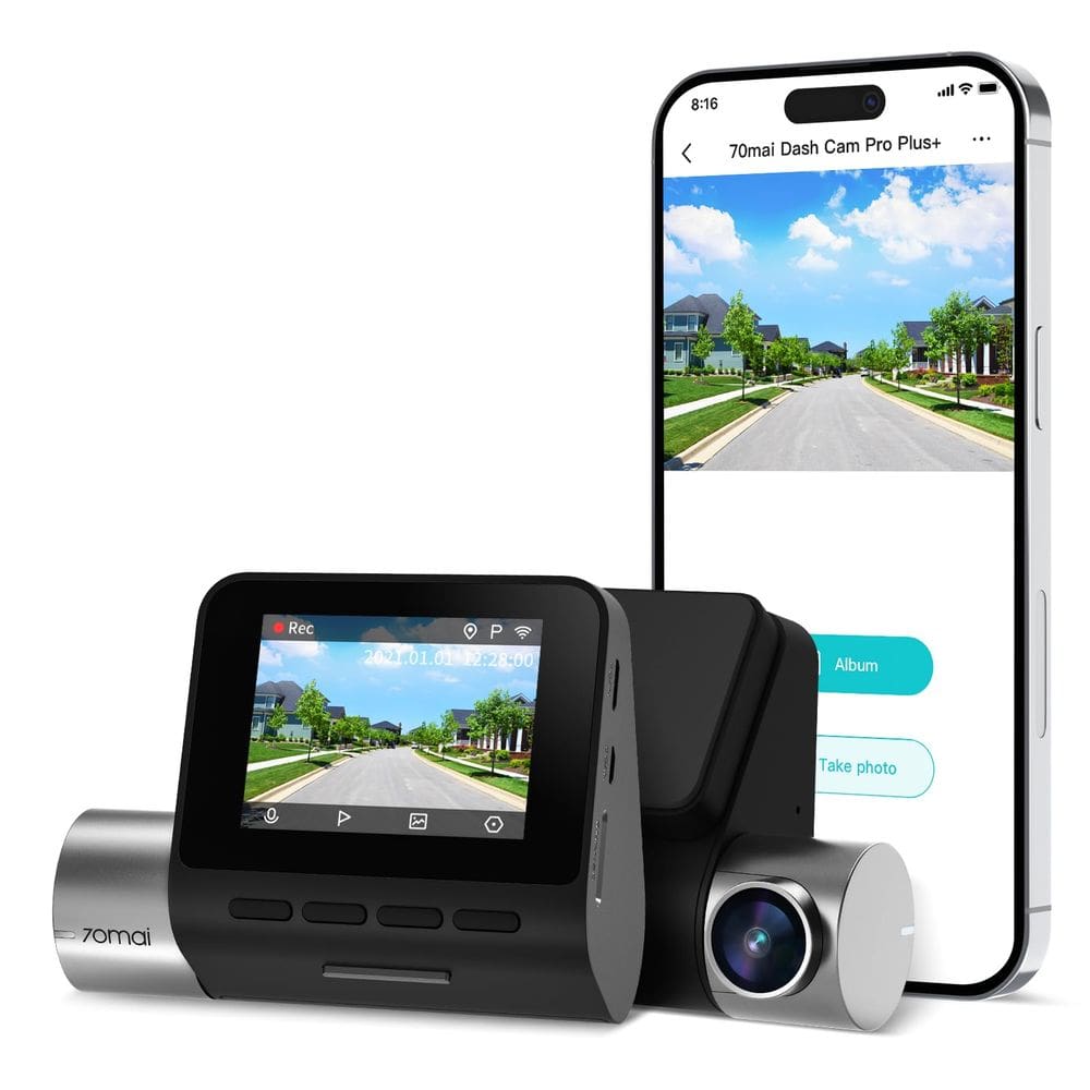 Câmera de painel 70mai A500S 3K UHD 1944P com GPS WiFi Sony IMX335