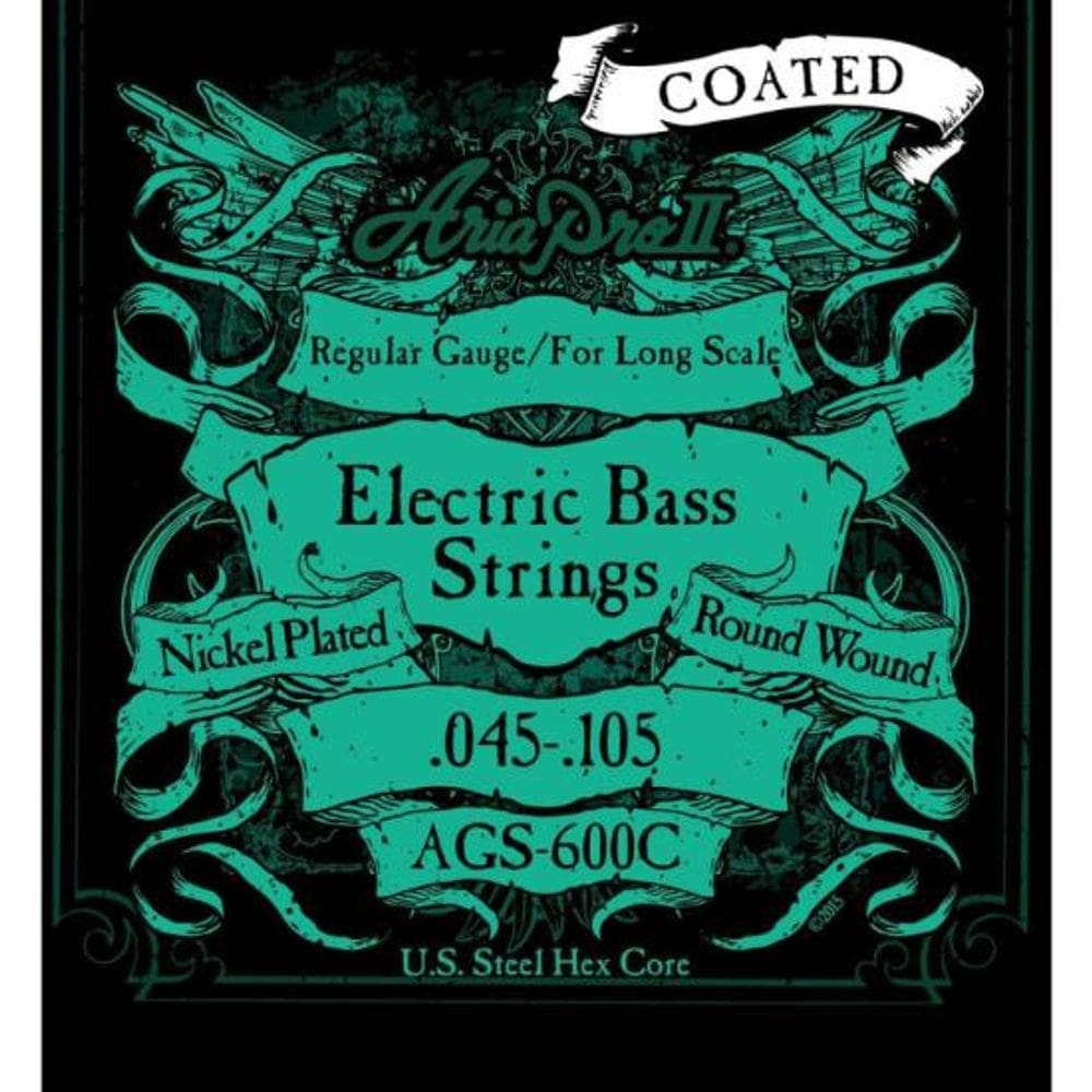 Encordoamento Para Baixo 4 Cordas Coated .045 AGS600C Aria