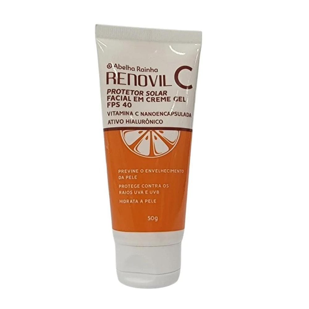 Protetor Solar Facial Fps 40 Vitamina C Nano Encapsulada 50G