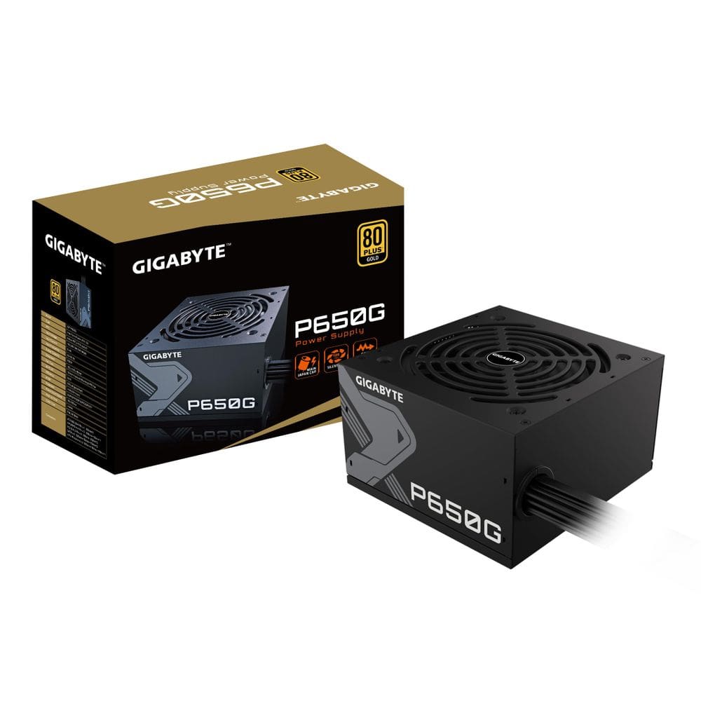 Fonte de alimentação GIGABYTE P650G 650W 80 Plus Gold Certified