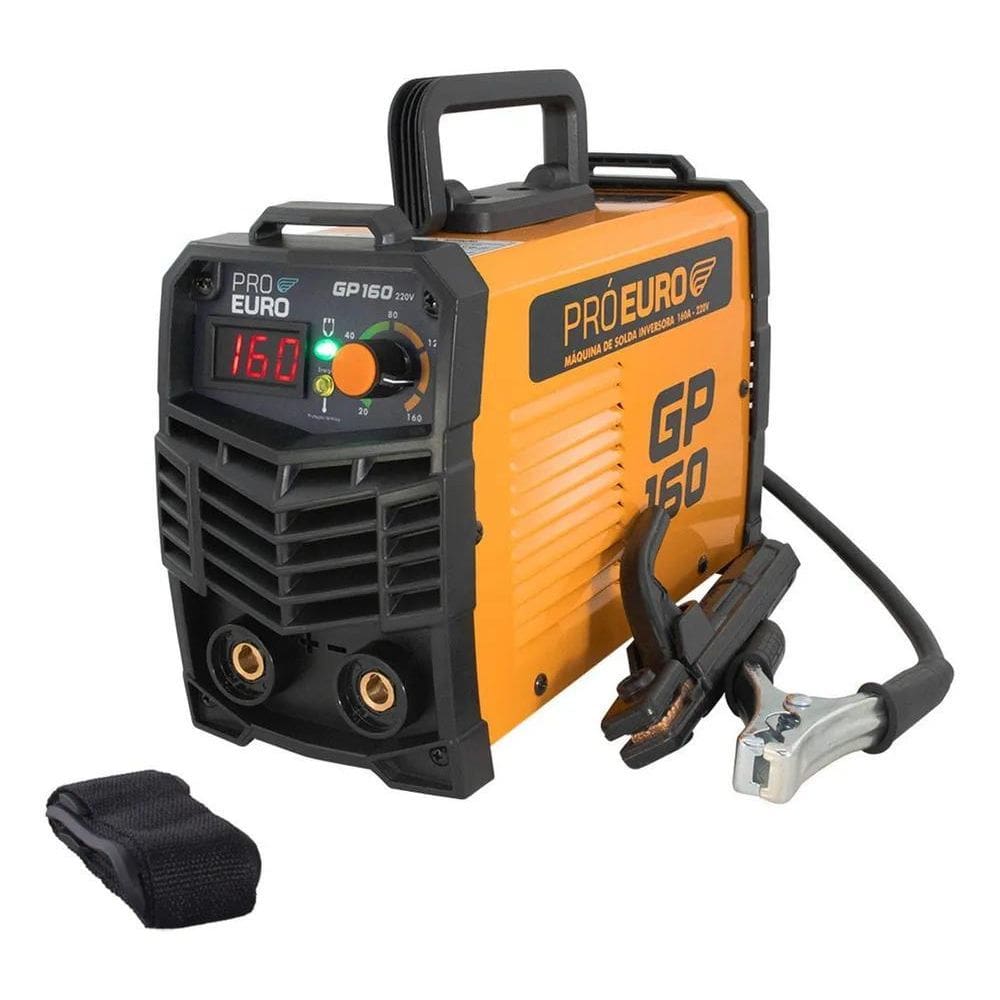 Máquina Inversora De Solda Elétrica Gp 160A Mma Eletrodo Tig