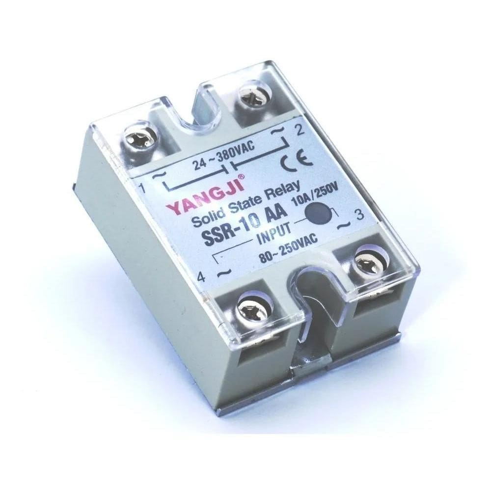 2X Relê Estado Sólido Contator Ssr Ac 110V 220V 10A