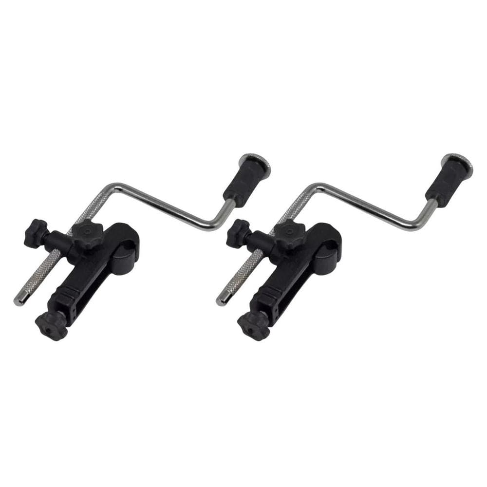 Kit 2 Clamp Suporte De Microfone Percussão Estilo Garra Lp