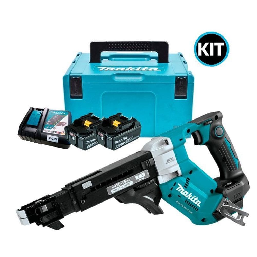 Parafusadeira Auto Alimentacao Bateria 18V 2 Baterias 5Ah