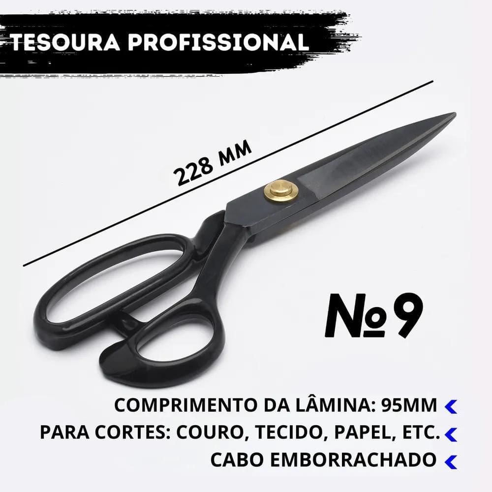 2X Tesoura Profissional De Alfaiate Tecelão Vbs Brasil Corte