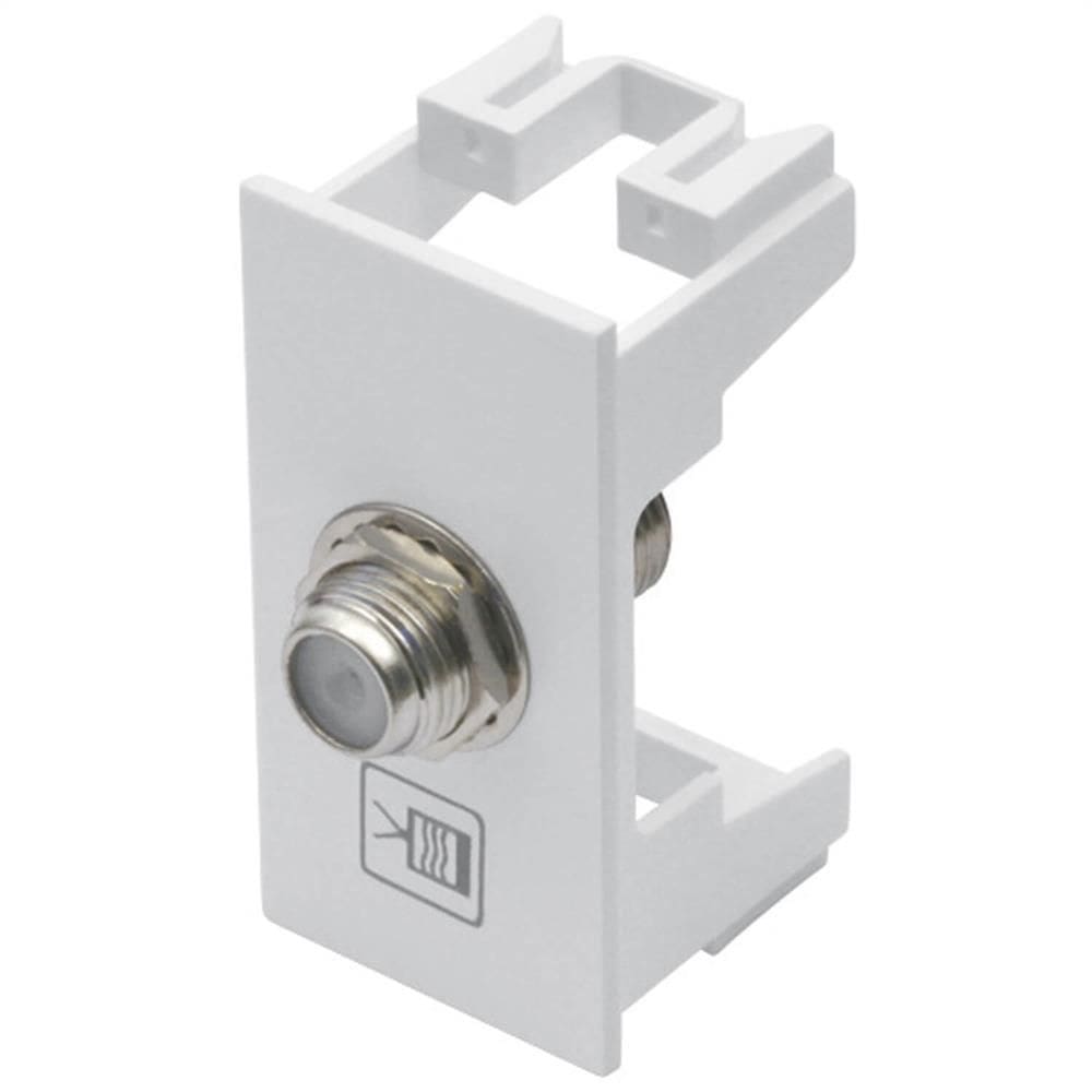 Módulo De Tomada Para Cabo Coaxial Habitat Branco