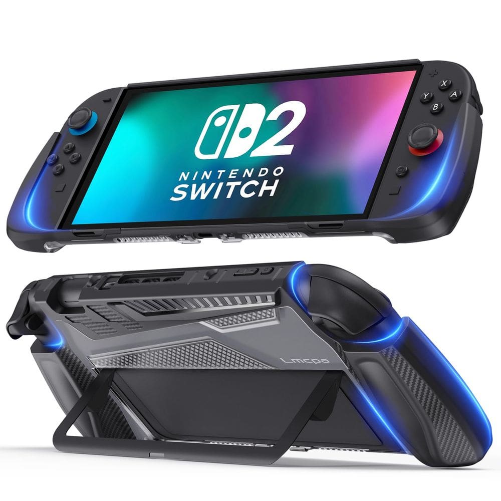 Capa acoplável Lmcpa para Nintendo Switch 2 (2025) com alça de TPU