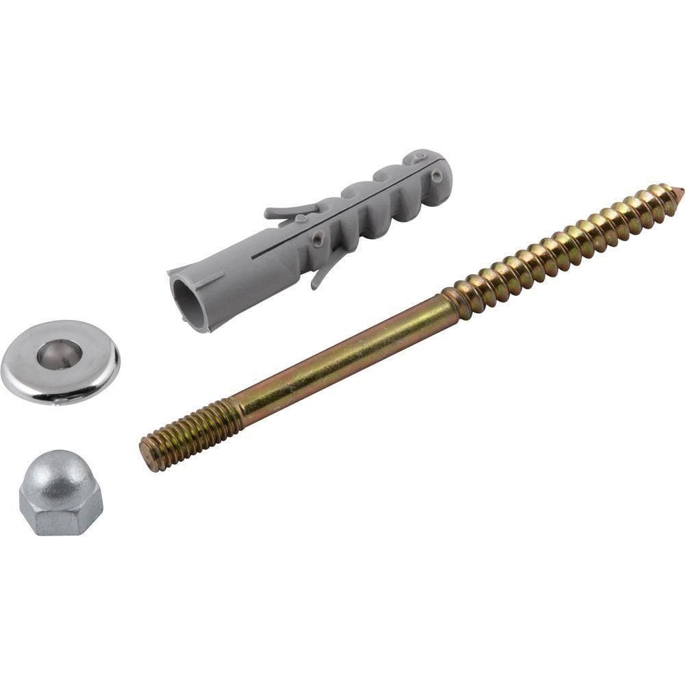 Conjunto Fixação Para Sanitário 12mm Latonado Com 2 Pçs Vonder