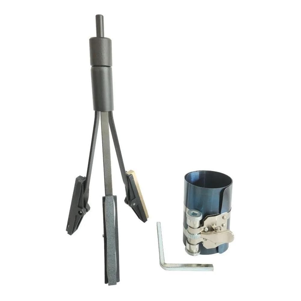 2X Brunidor De Cilindros 64 A 104Mm + Cinta De Anéis De Pist