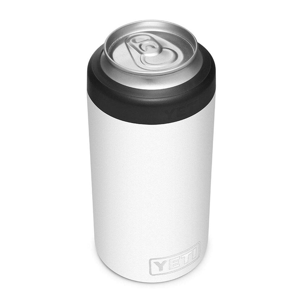 Isolador YETI Rambler Colster Tall Can 473mL branco