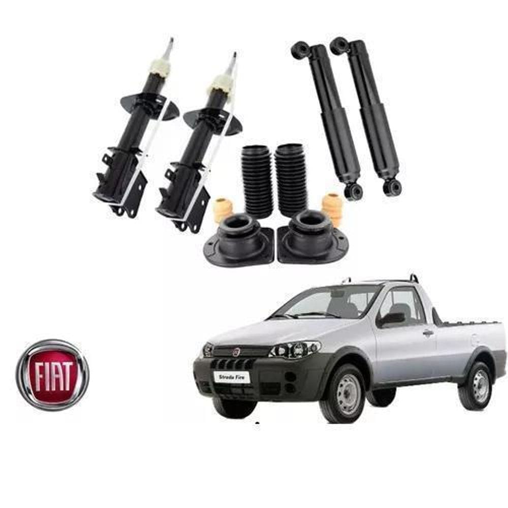 Jogo Amortecedor + Kit Suspensão Strada