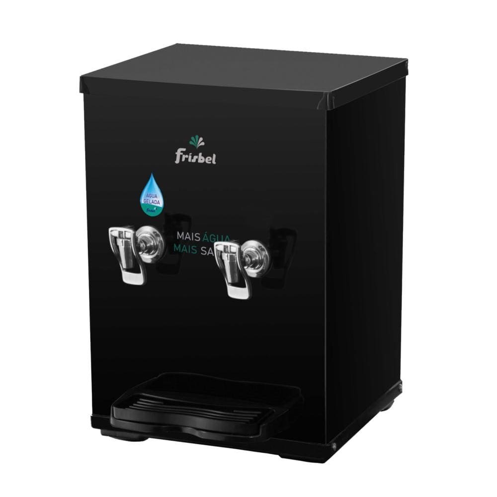Purificador Bancada 10L Gelada E Natural Ra10 Office Black 127V - Frisbel
