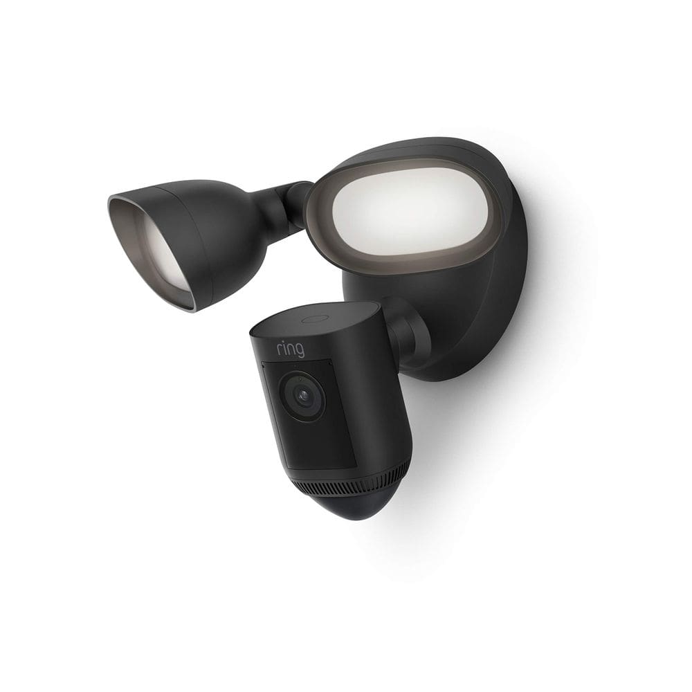 Câmera de segurança Ring Floodlight Cam Wired Pro Black 1080p