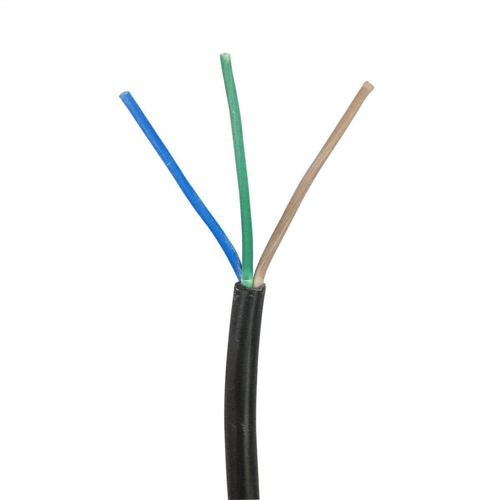 Cabo Pp 3X1,50 Mm Elétrico Flexível Preto - 4 Metros