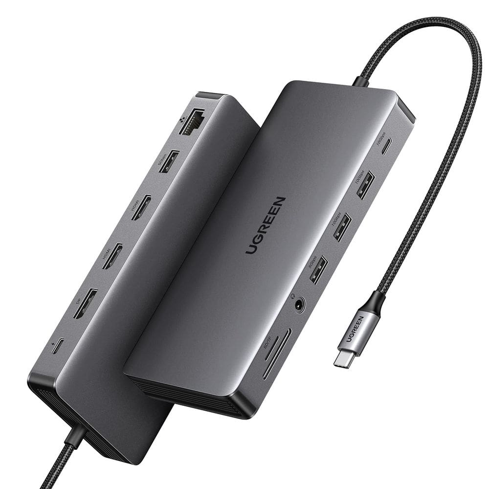 Estação de ancoragem UGREEN Revodok Pro 313 13 em 1 USB-C 4K