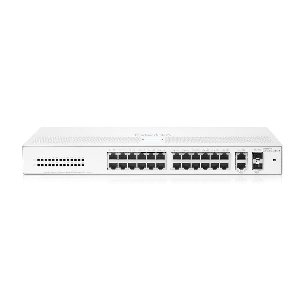 Switch Ethernet HPE Networking Instant On 1430 de 26 portas Gb