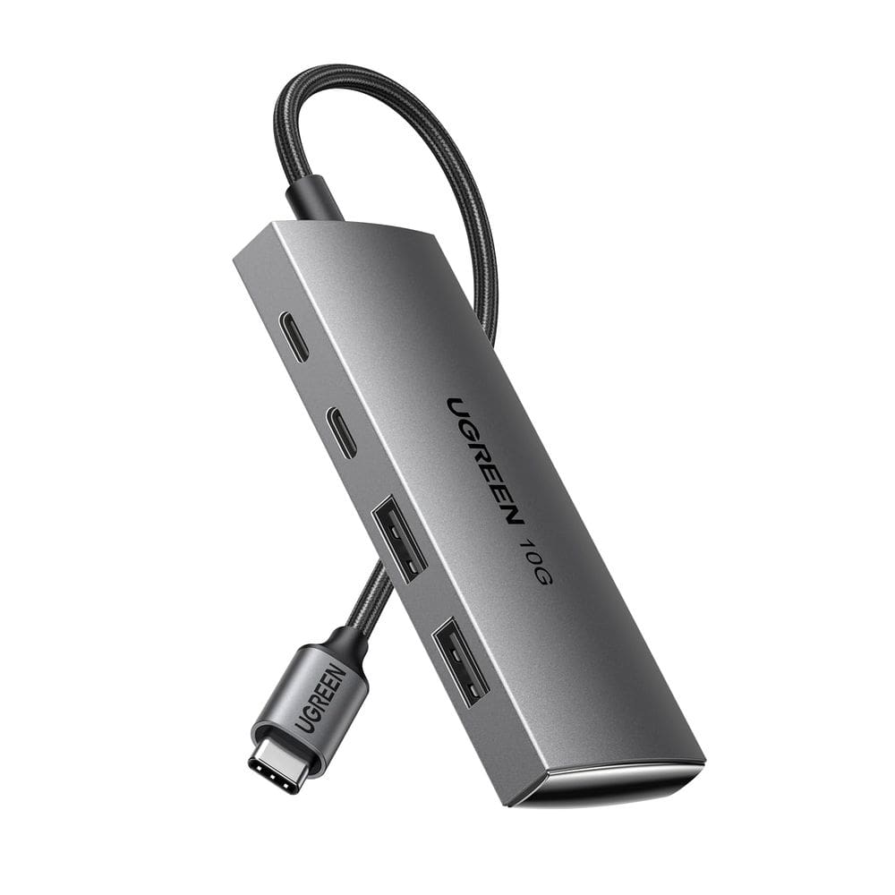 Hub USB C UGREEN 10 Gbps 4 portas USB 3.2 com 2 USB-C 3.2 e 2 USB-A