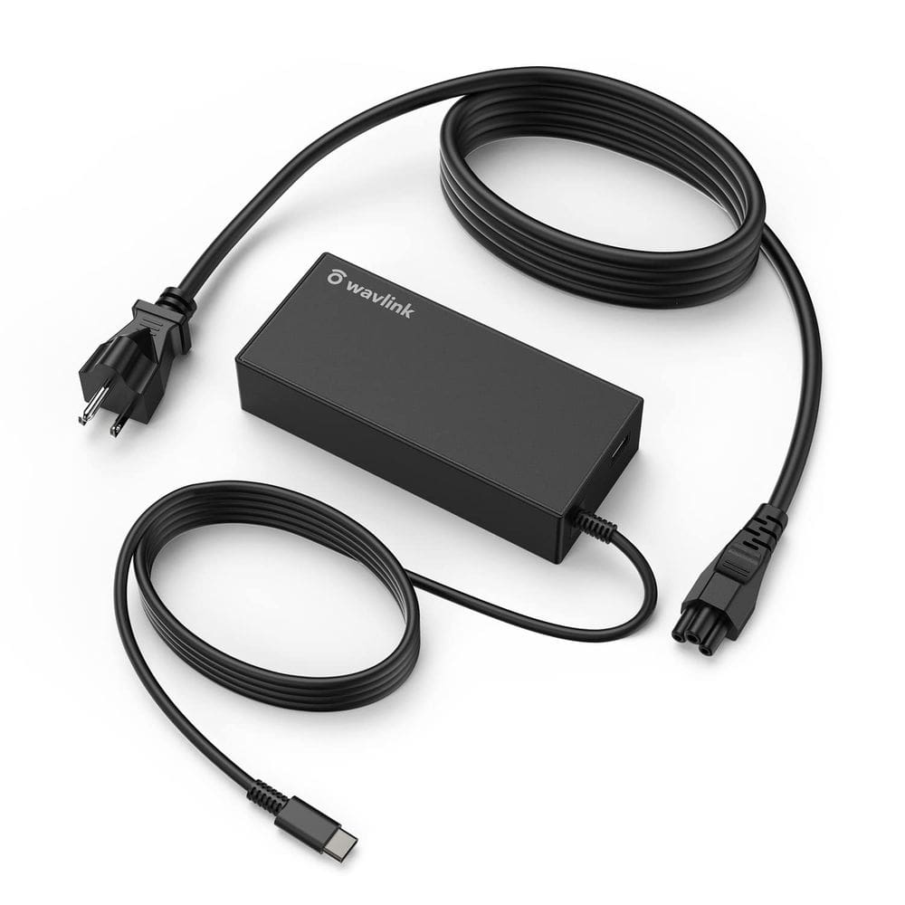 Carregador de laptop USB C Adaptador de alimentação AC para laptop 100W 100-240V