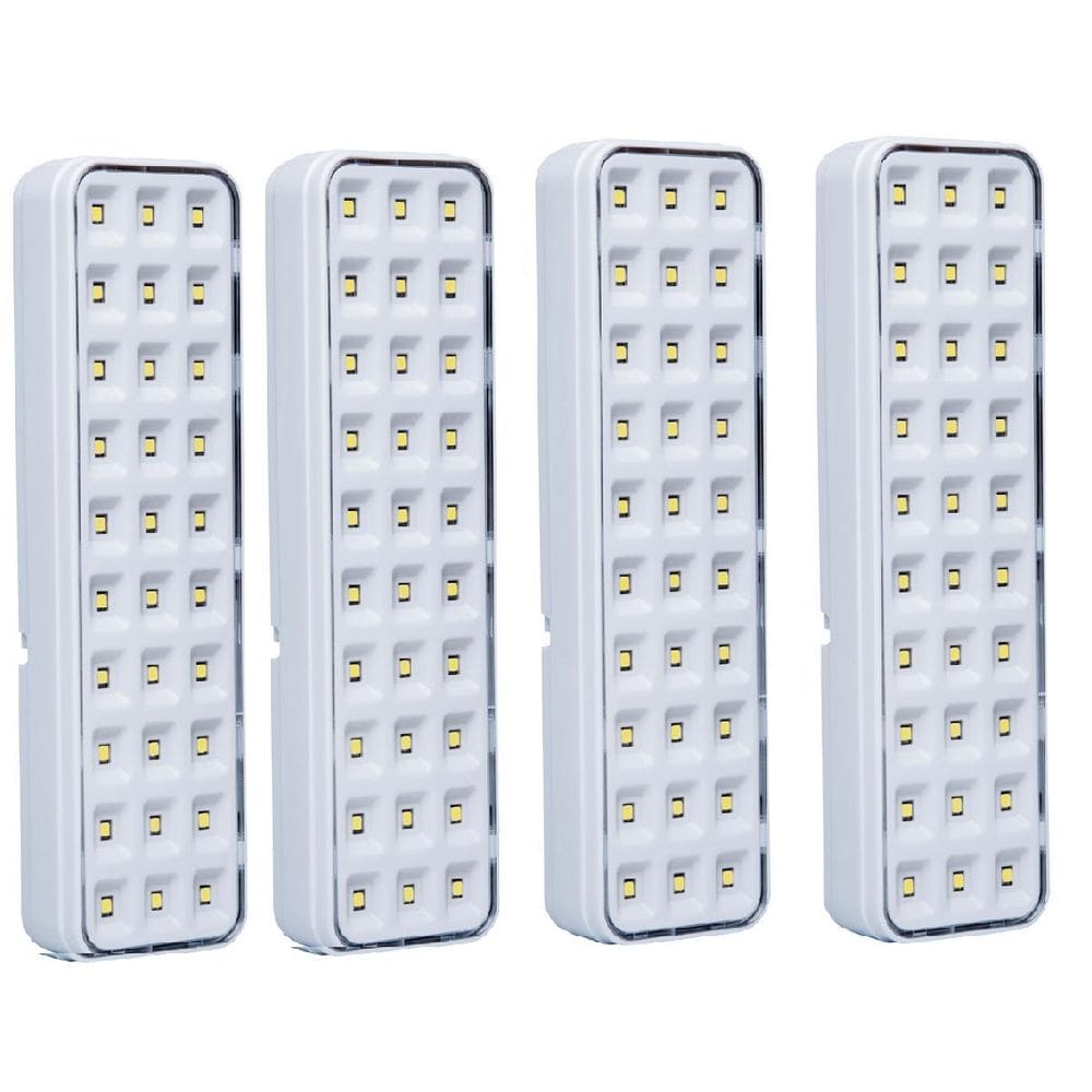 Kit 04 Luminária Luz Emergência Lde30 Led Intelbras Autônoma