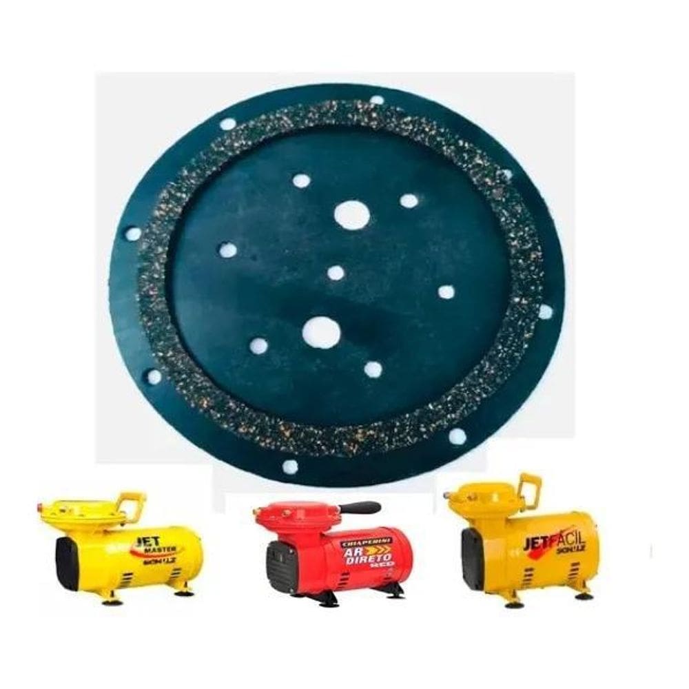 2X Diafragma Para Compressor Ar Direto Tufão Jet Master Outr