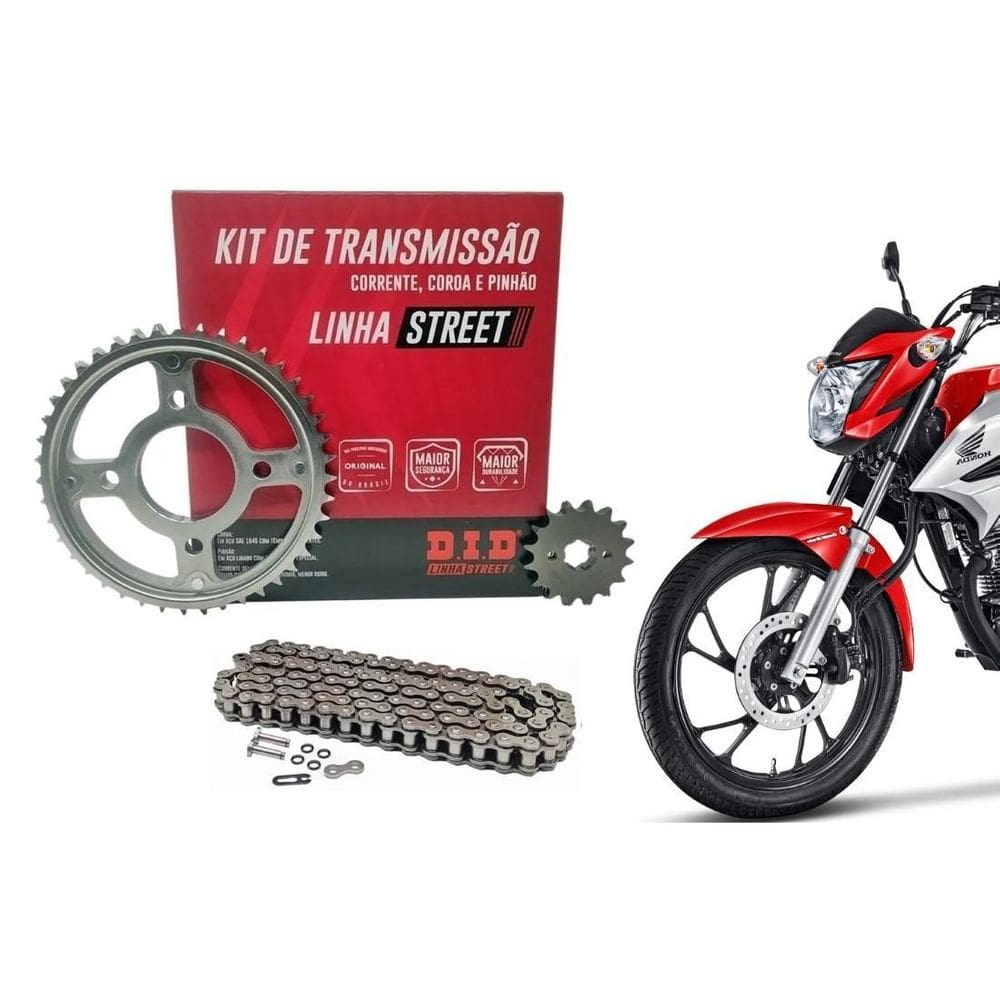 Relação Corrrente Retentor Did Cg Titan Fan Cargo Start 160