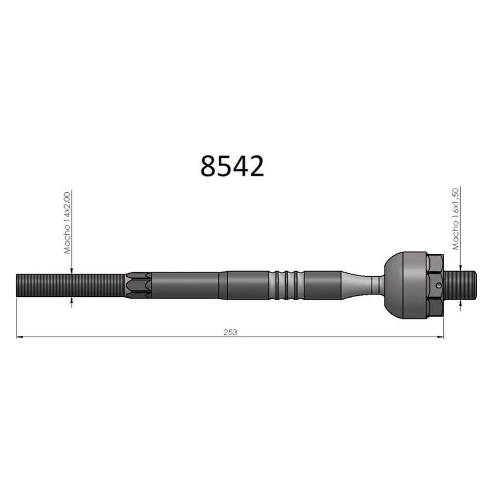 Barra Axial Novo Uno Nova Fiorino Smi Koyo Jtekt Bortec