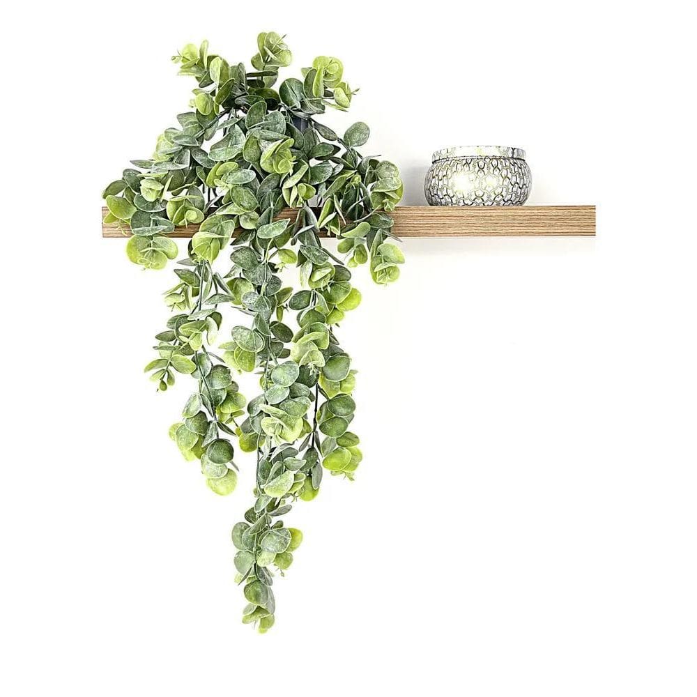 Planta Artificial Suspensa Pendente Com Vaso De Prateleira