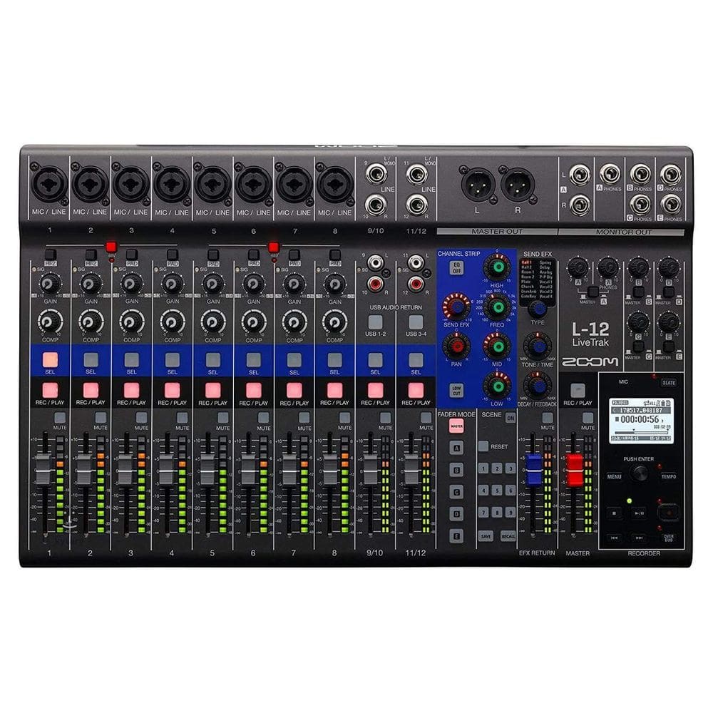 Mesa De Som Zoom Livetrak L-12