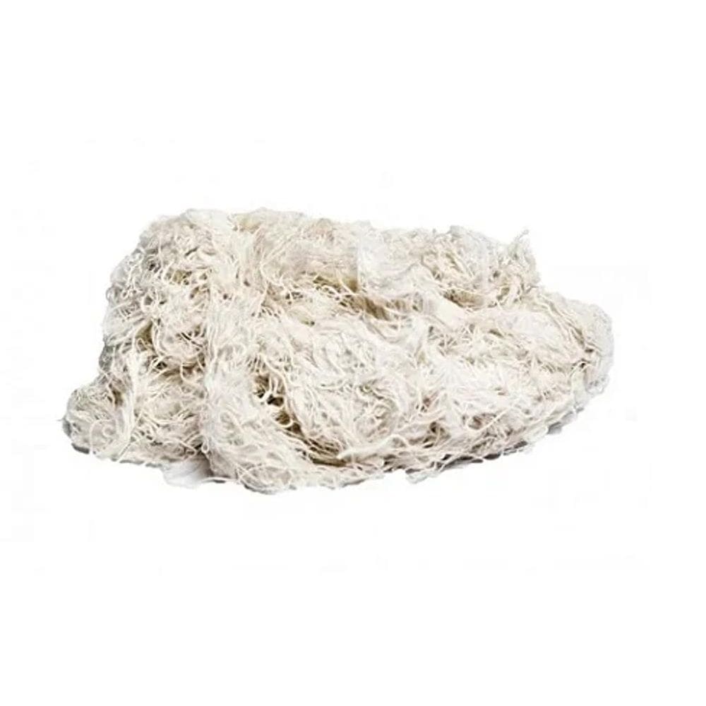 Estopa Branca 1Kg Para Polimentos Em Geral