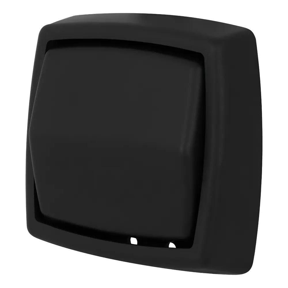 2X Acabamento Para Válvula De Descarga Hydra Max Preto Fosco