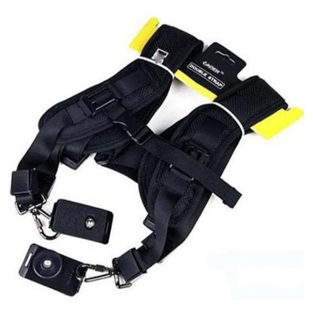 2X Alça De Ombro Dupla Greika Com Engate De Segurança Câmera