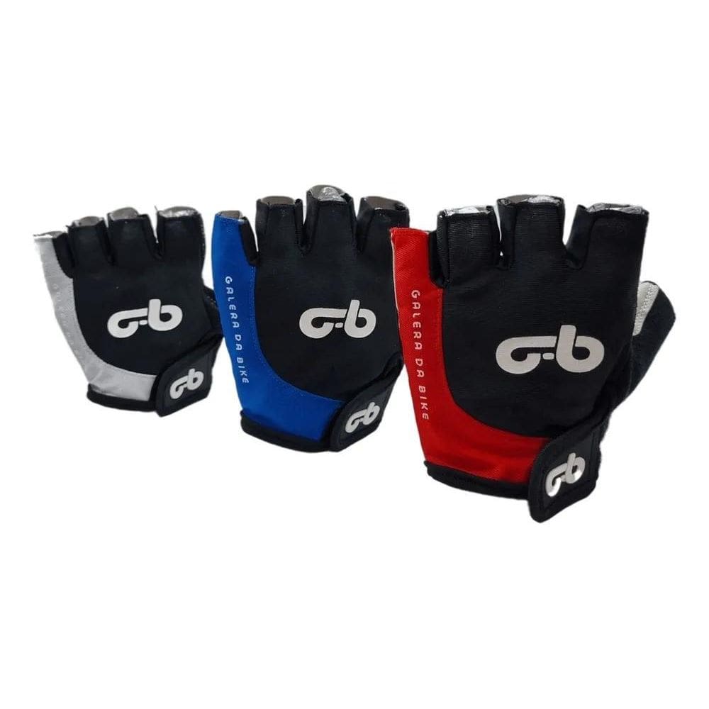 2X Luva Confortável Meio Dedo Com Gel Para Musculação Bike M