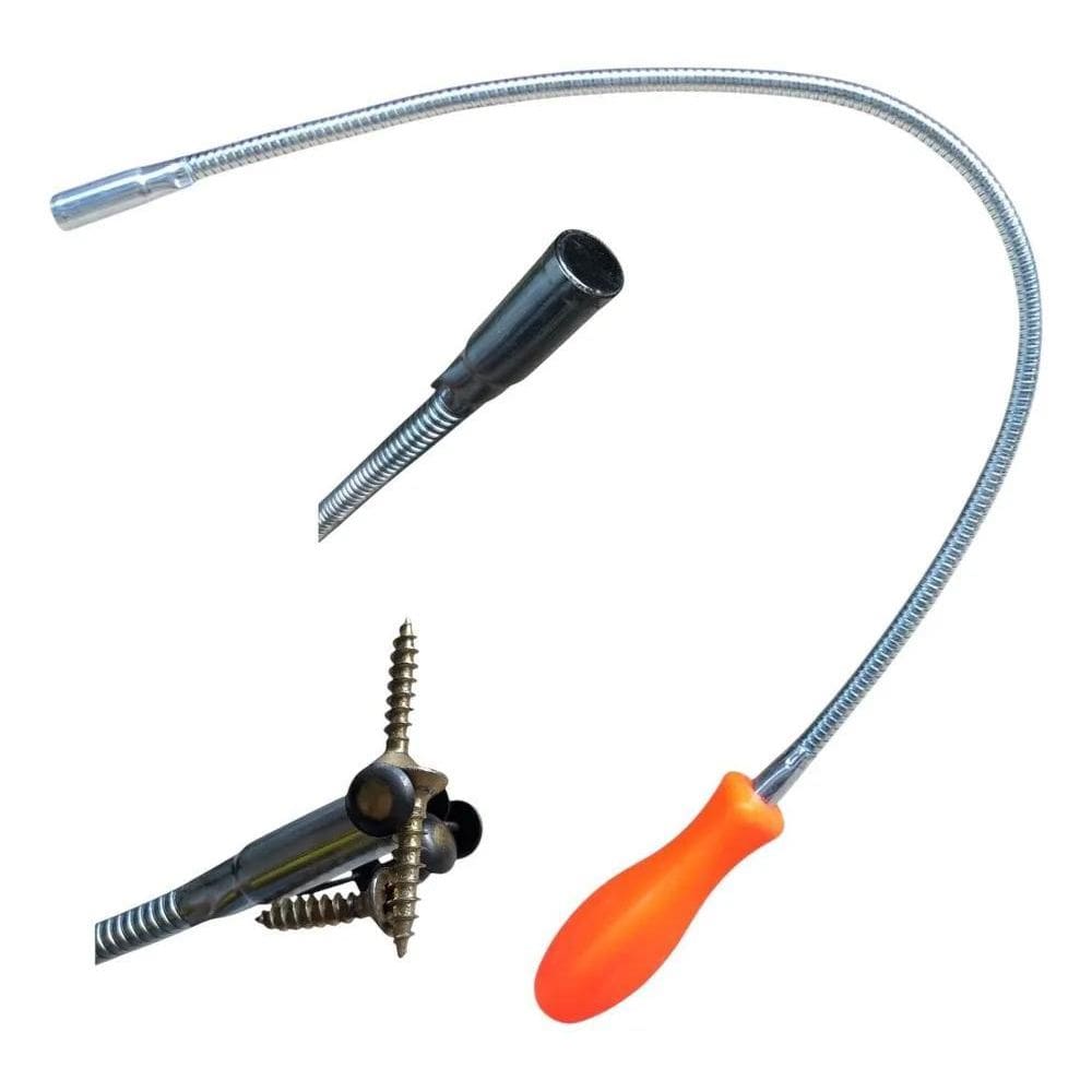 Pegador Magnético Imã Flexível 55 Cm Parafuso