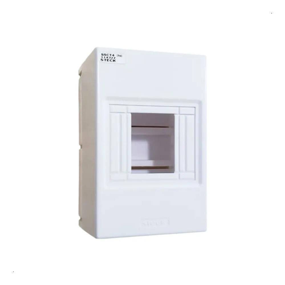 2X Caixa De Distribuição Para 4 Disjuntores Din Sobrepor Ste